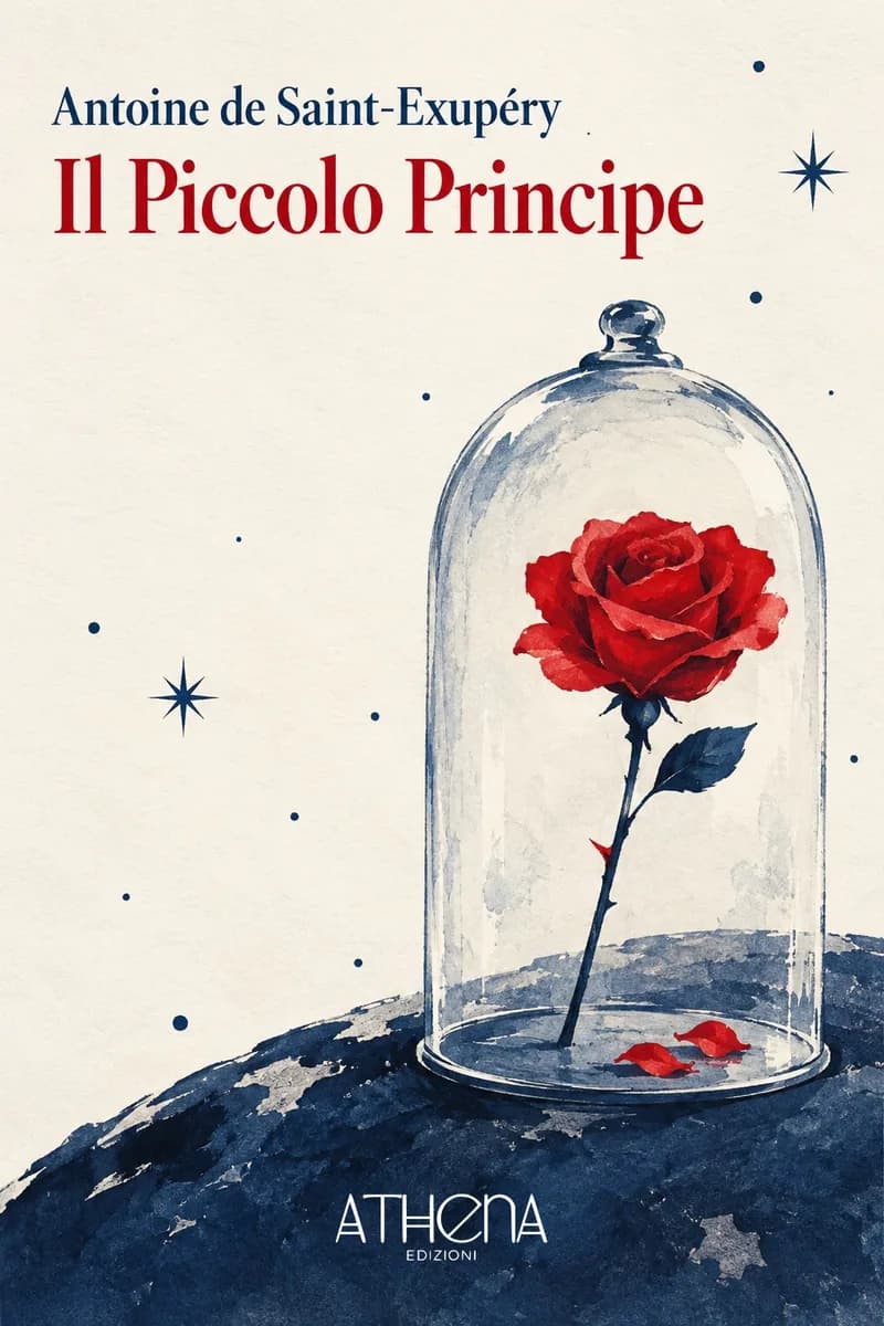Il Piccolo Principe di Antoine de Saint-Exupéry – copertina Edizioni Athena