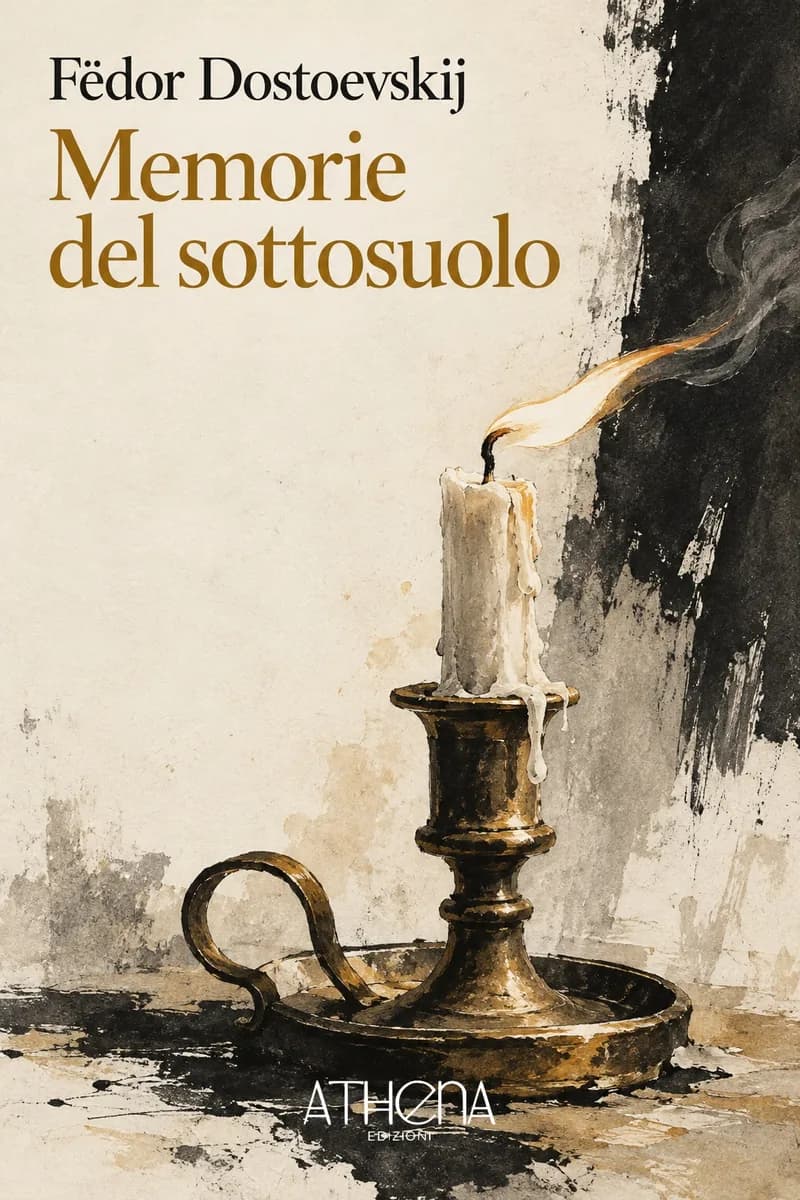 Memorie del sottosuolo di Fëdor Dostoevskij – copertina Edizioni Athena