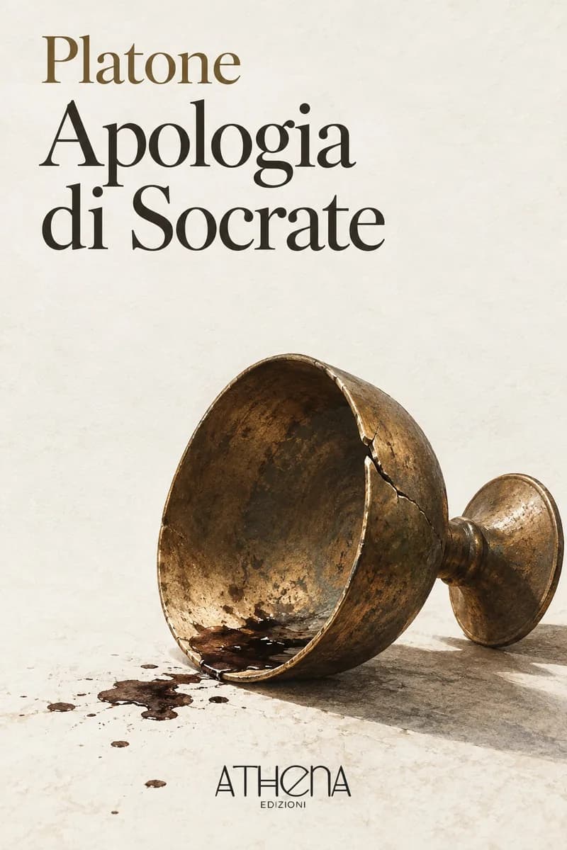 Apologia di Socrate di Platone – copertina Edizioni Athena