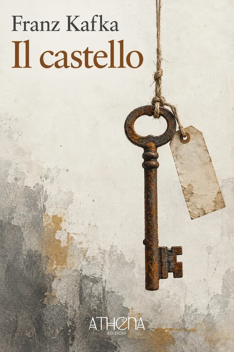 Il castello di Franz Kafka – copertina Edizioni Athena