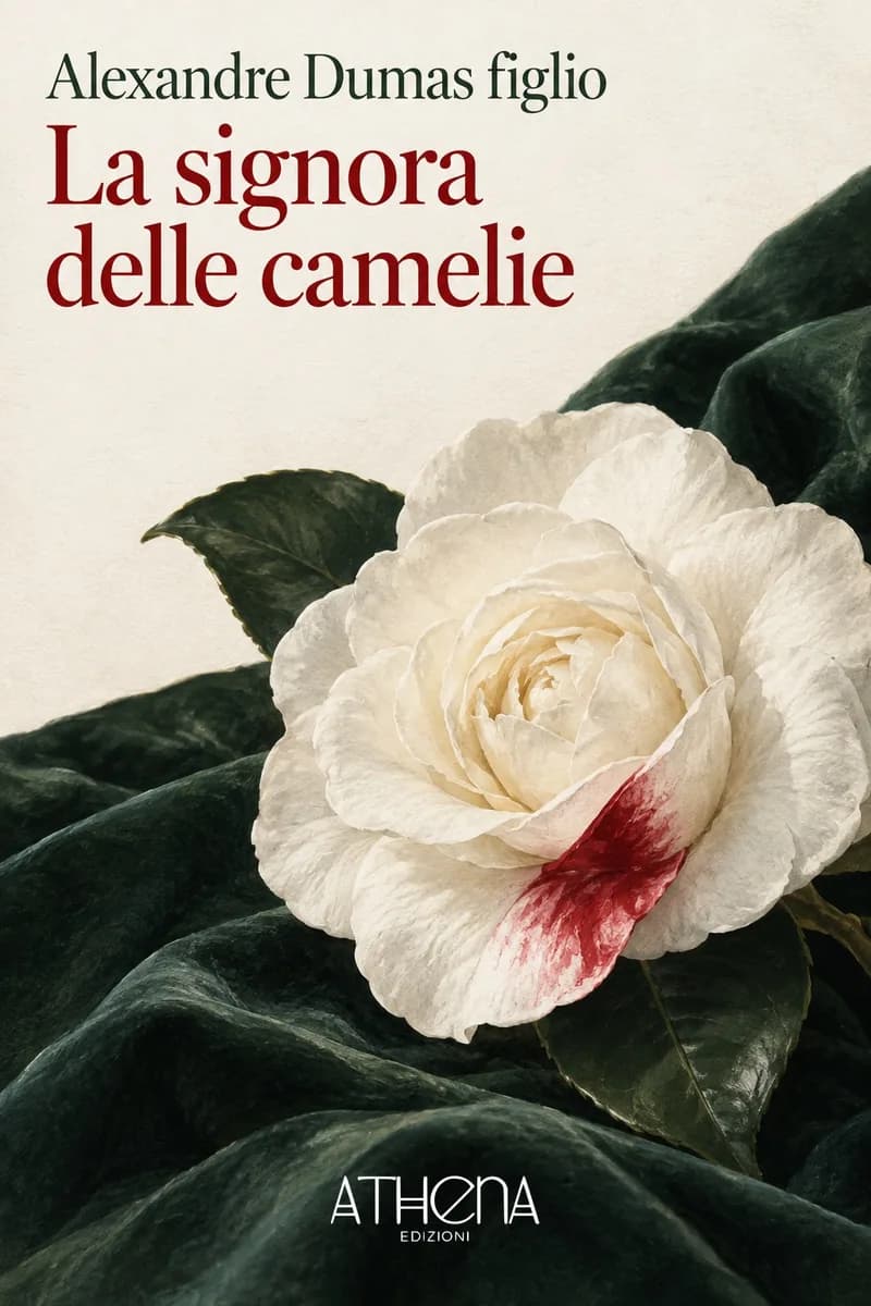 La signora delle camelie di Alexandre Dumas figlio – copertina Edizioni Athena
