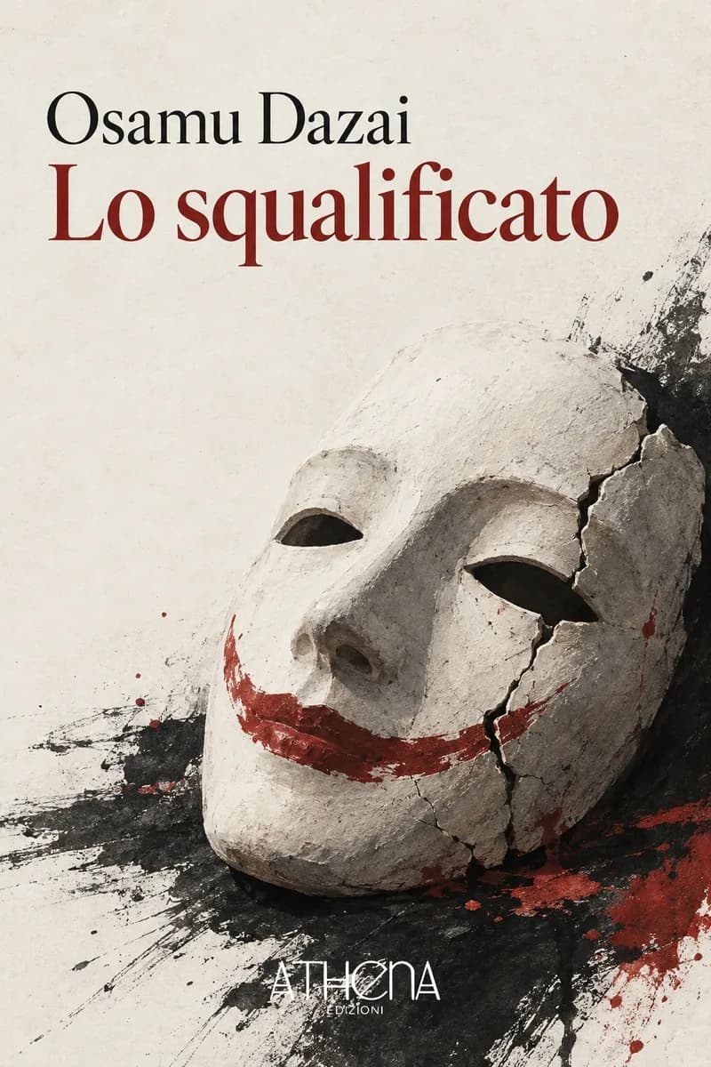 Lo squalificato di Osamu Dazai – copertina Edizioni Athena