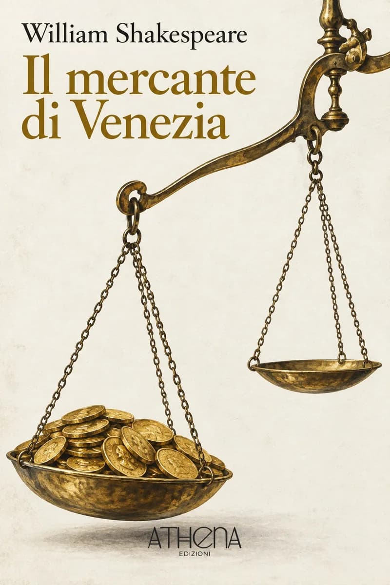 Il mercante di Venezia di William Shakespeare – copertina Edizioni Athena