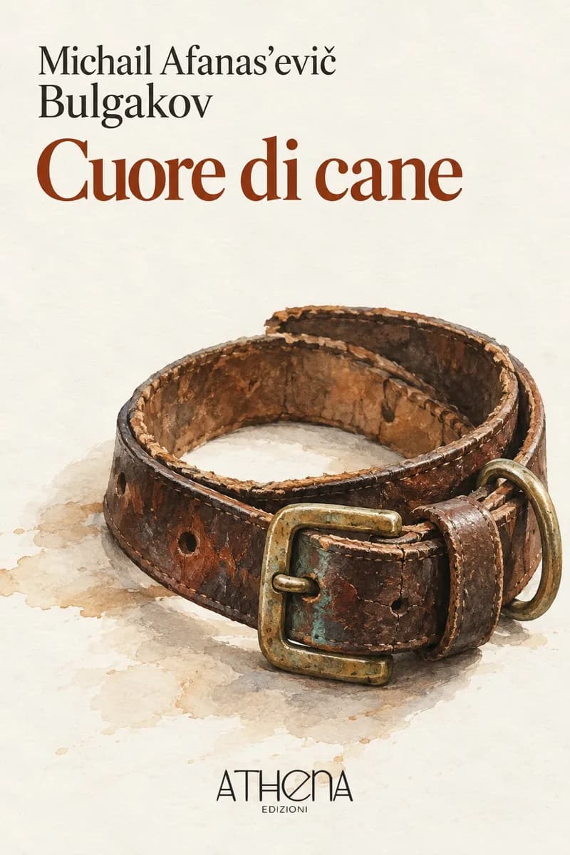 Cuore di cane di Michail Afanas'evič Bulgakov – copertina Edizioni Athena