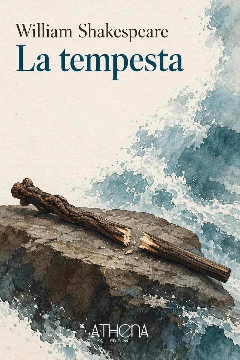 La tempesta di William Shakespeare – copertina Edizioni Athena