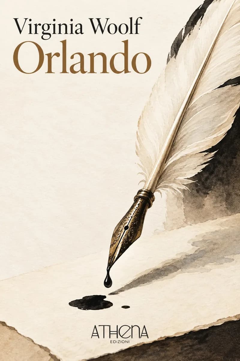 Orlando di Virginia Woolf – copertina Edizioni Athena