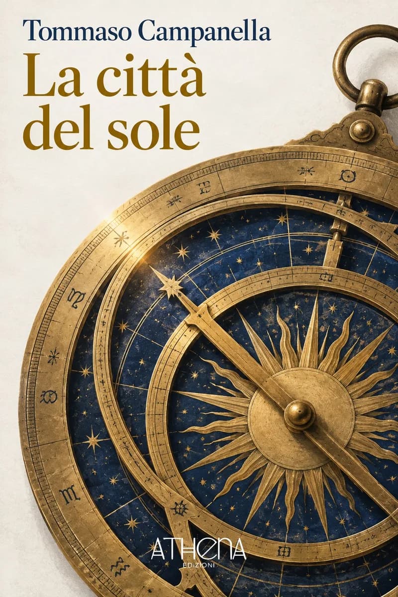 La città del sole di Tommaso Campanella – copertina Edizioni Athena