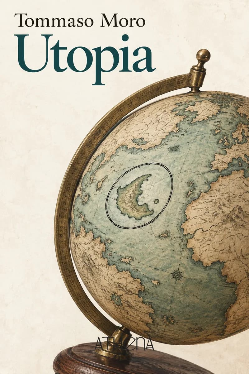 Utopia di Tommaso Moro – copertina Edizioni Athena