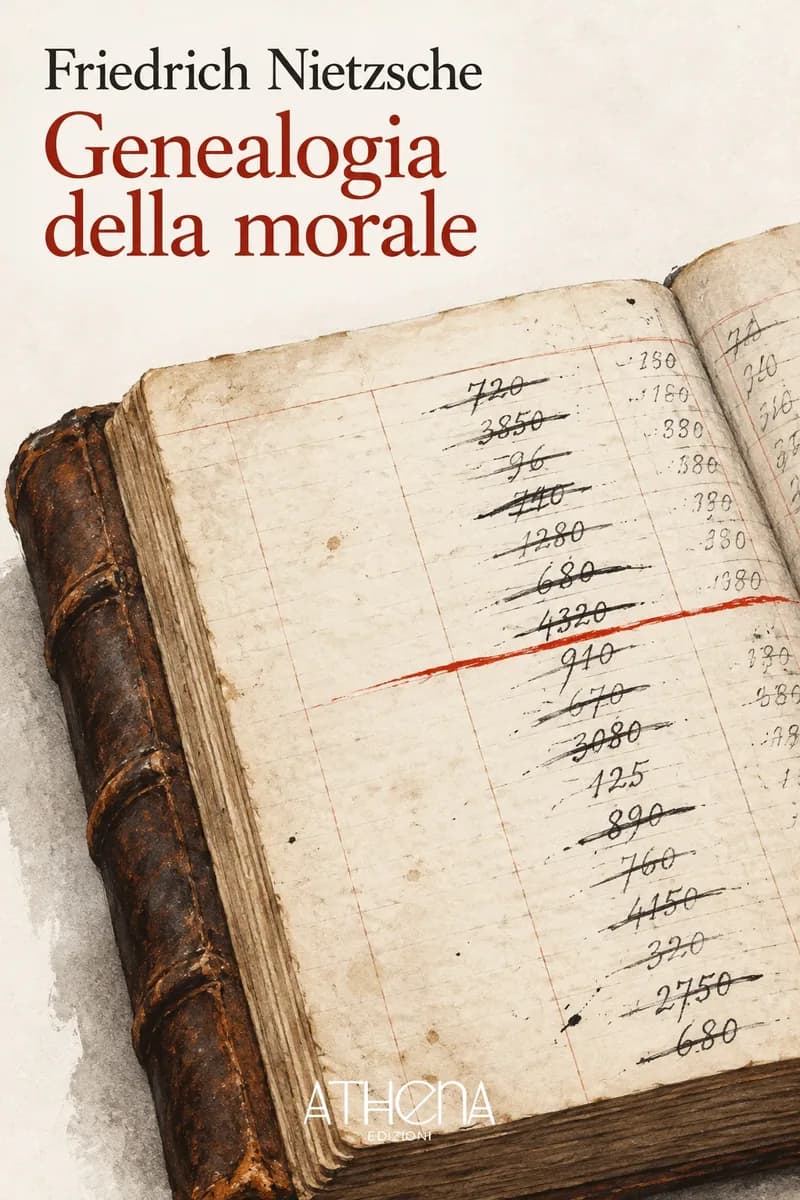 Genealogia della morale di Friedrich Nietzsche – copertina Edizioni Athena
