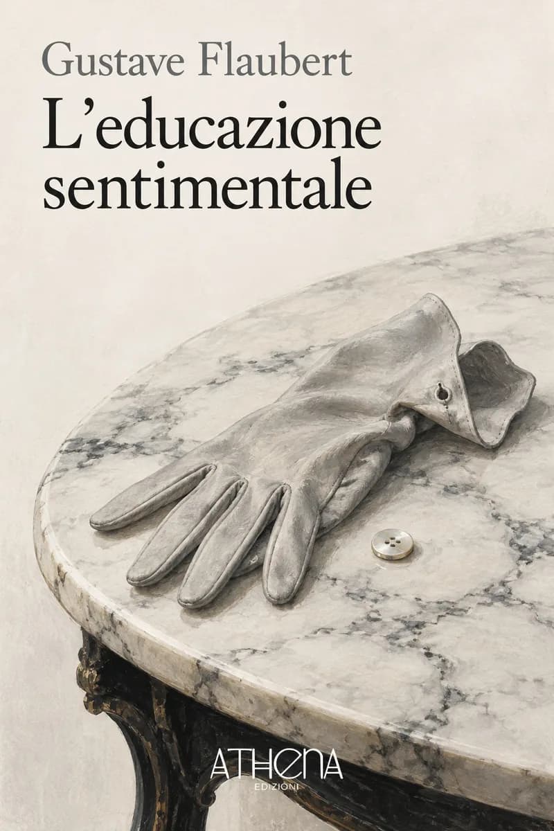 L'educazione sentimentale di Gustave Flaubert – copertina Edizioni Athena