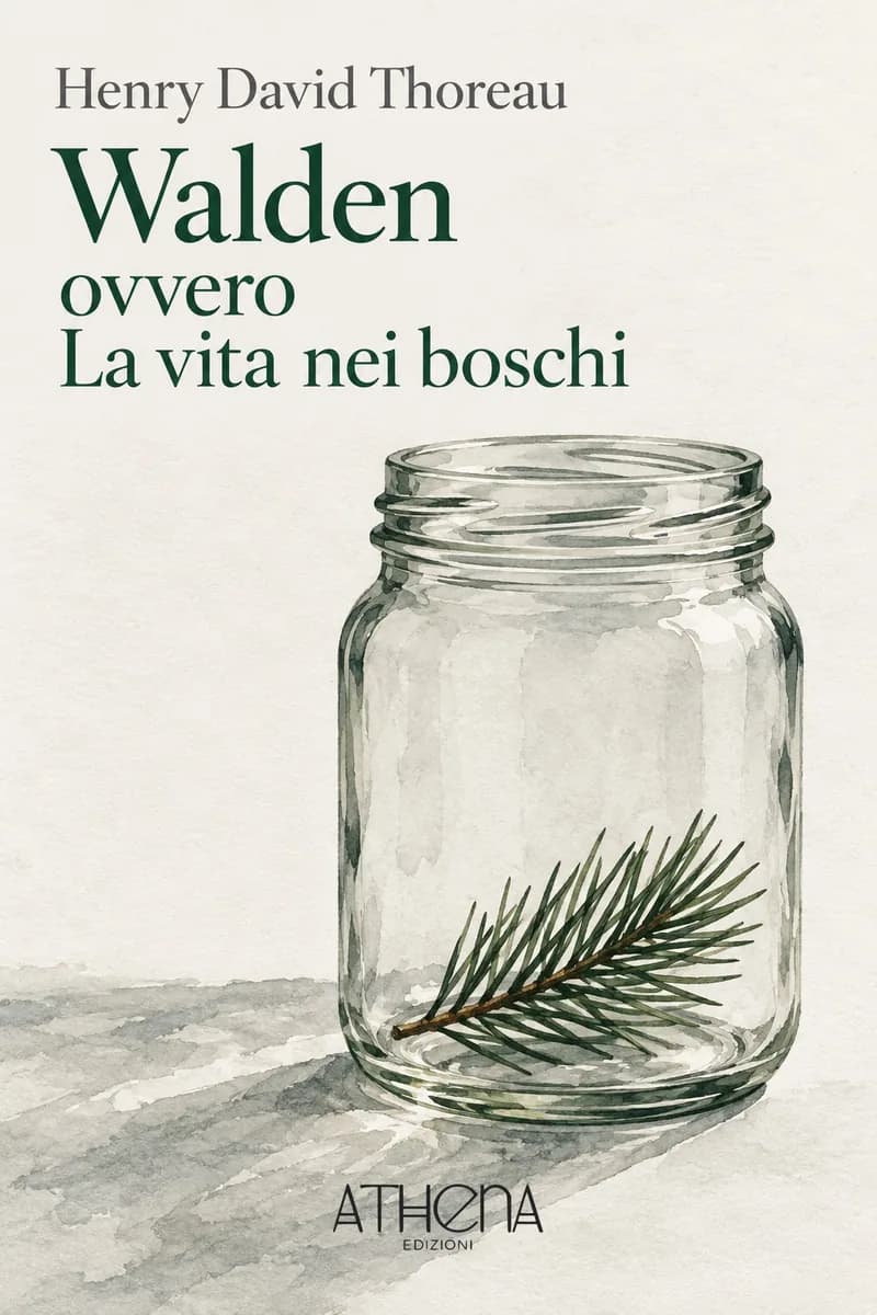 Walden ovvero La vita nei boschi di Henry David Thoreau – copertina Edizioni Athena