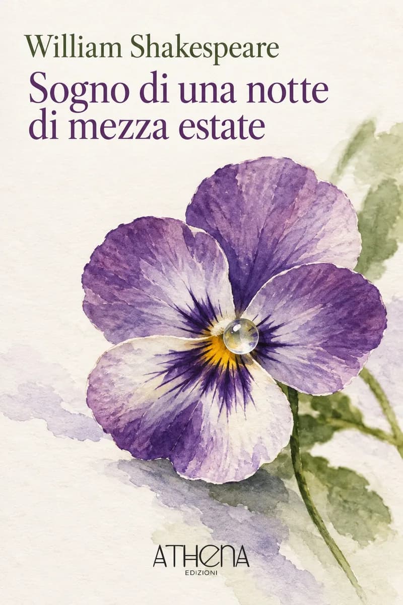 Sogno di una notte di mezza estate di William Shakespeare – copertina Edizioni Athena