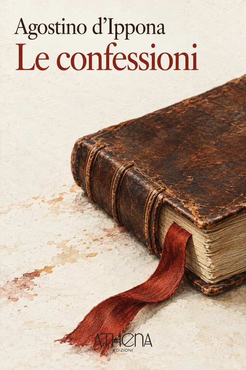 Le confessioni di Agostino d'Ippona – copertina Edizioni Athena