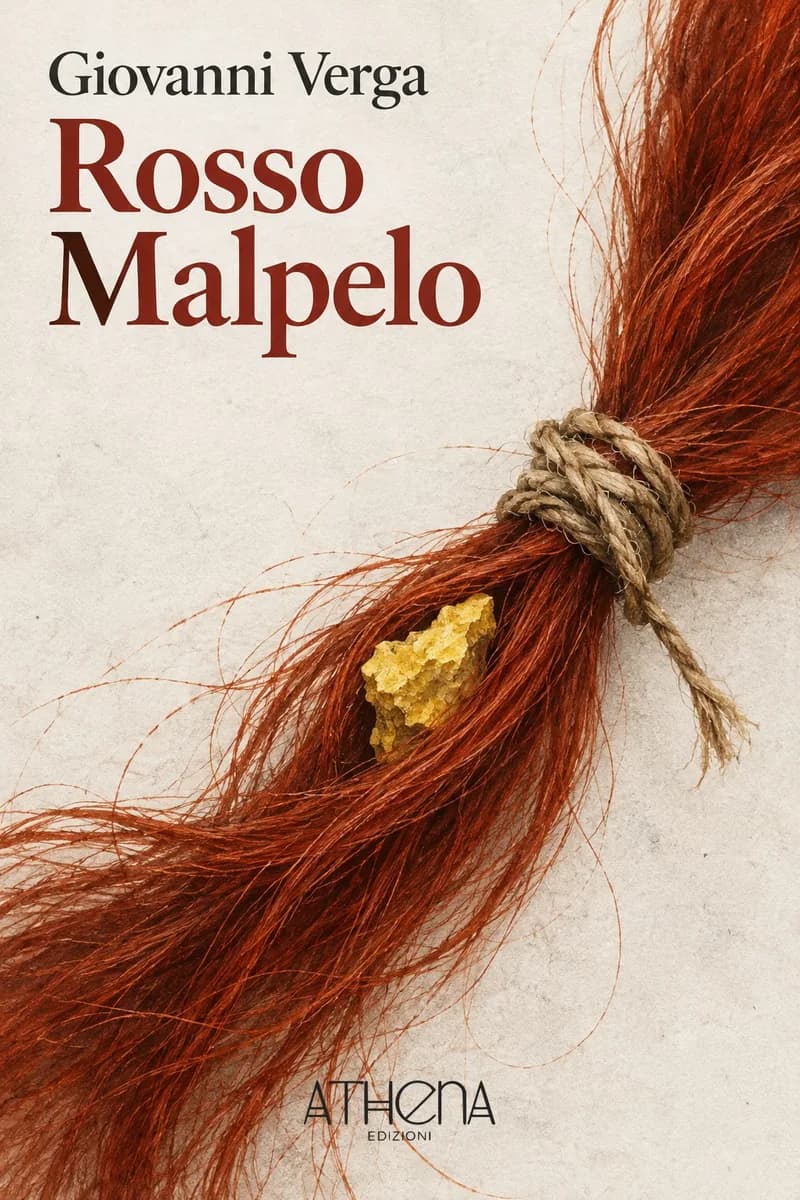Rosso Malpelo di Giovanni Verga – copertina Edizioni Athena