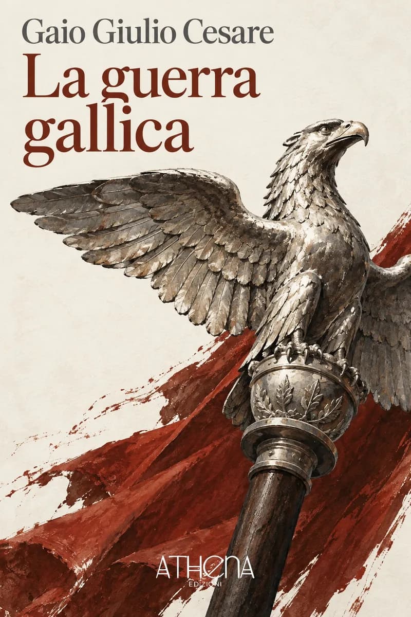 La guerra gallica di Gaio Giulio Cesare – copertina Edizioni Athena