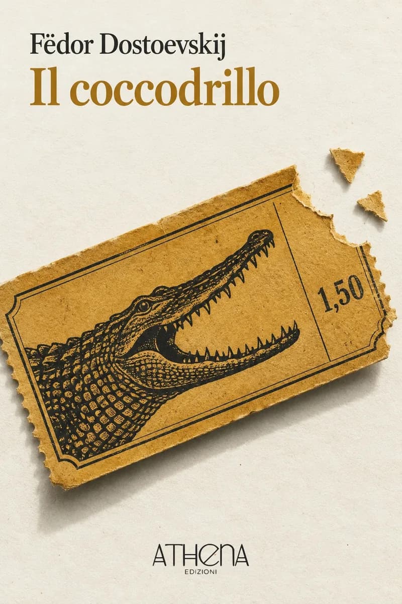 Il coccodrillo di Fëdor Dostoevskij – copertina Edizioni Athena