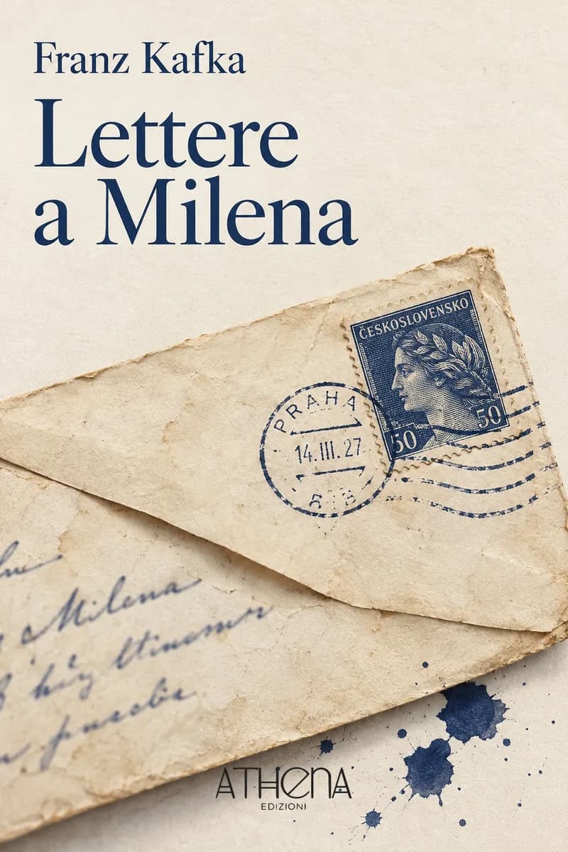 Lettere a Milena di Franz Kafka – copertina Edizioni Athena