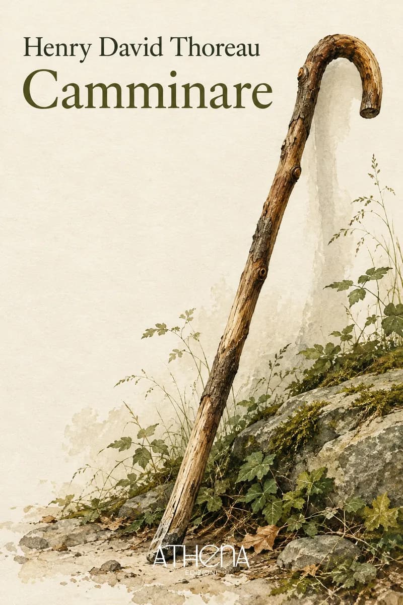 Camminare di Henry David Thoreau – copertina Edizioni Athena