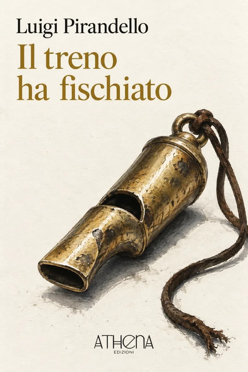 Il treno ha fischiato di Luigi Pirandello – copertina Edizioni Athena
