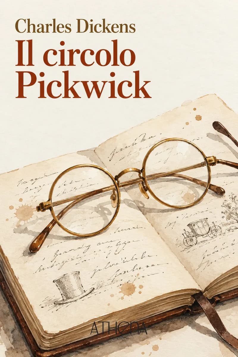Il circolo Pickwick di Charles Dickens – copertina Edizioni Athena