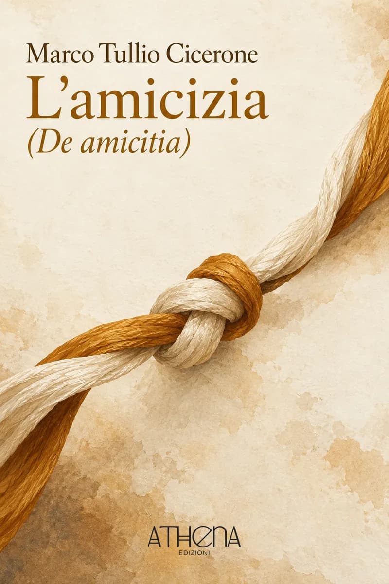 L'amicizia (De amicitia) di Marco Tullio Cicerone – copertina Edizioni Athena