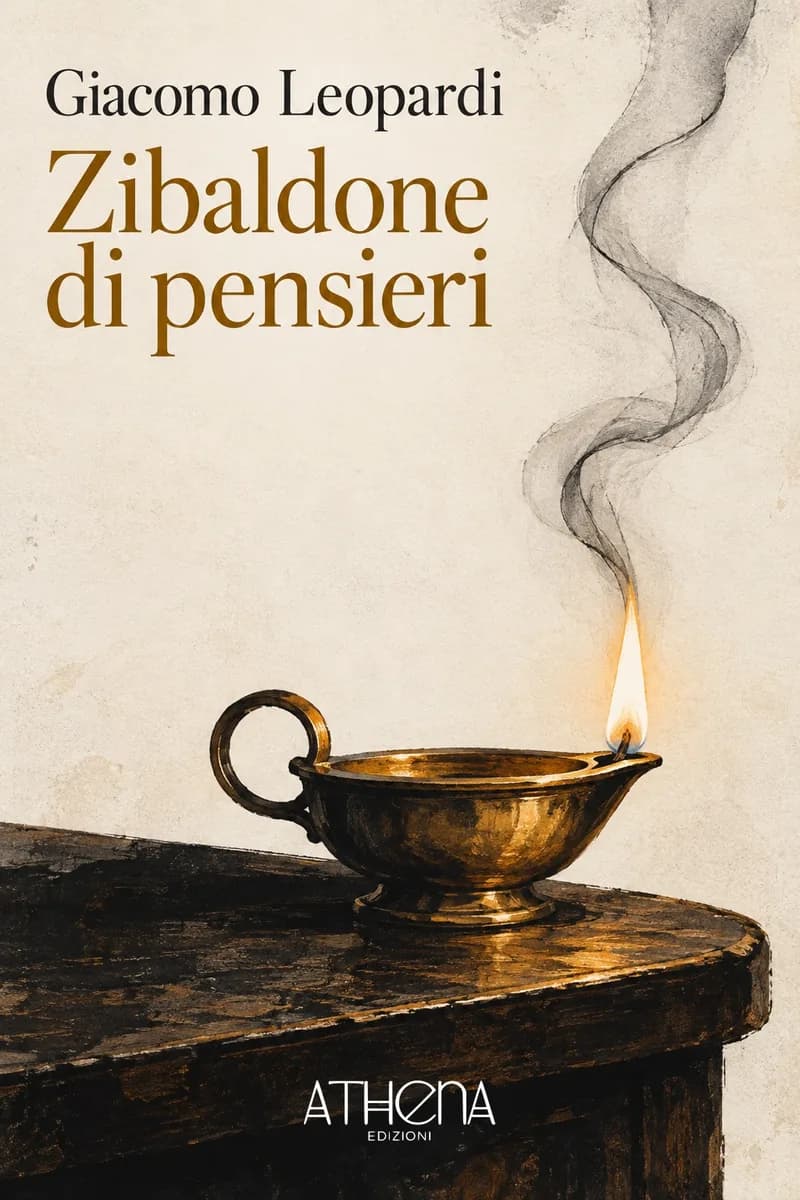 Zibaldone di pensieri di Giacomo Leopardi – copertina Edizioni Athena