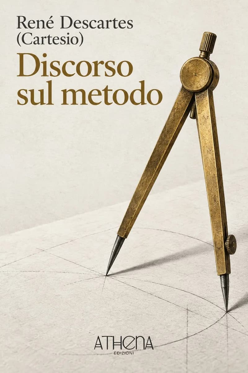 Discorso sul metodo di René Descartes (Cartesio) – copertina Edizioni Athena
