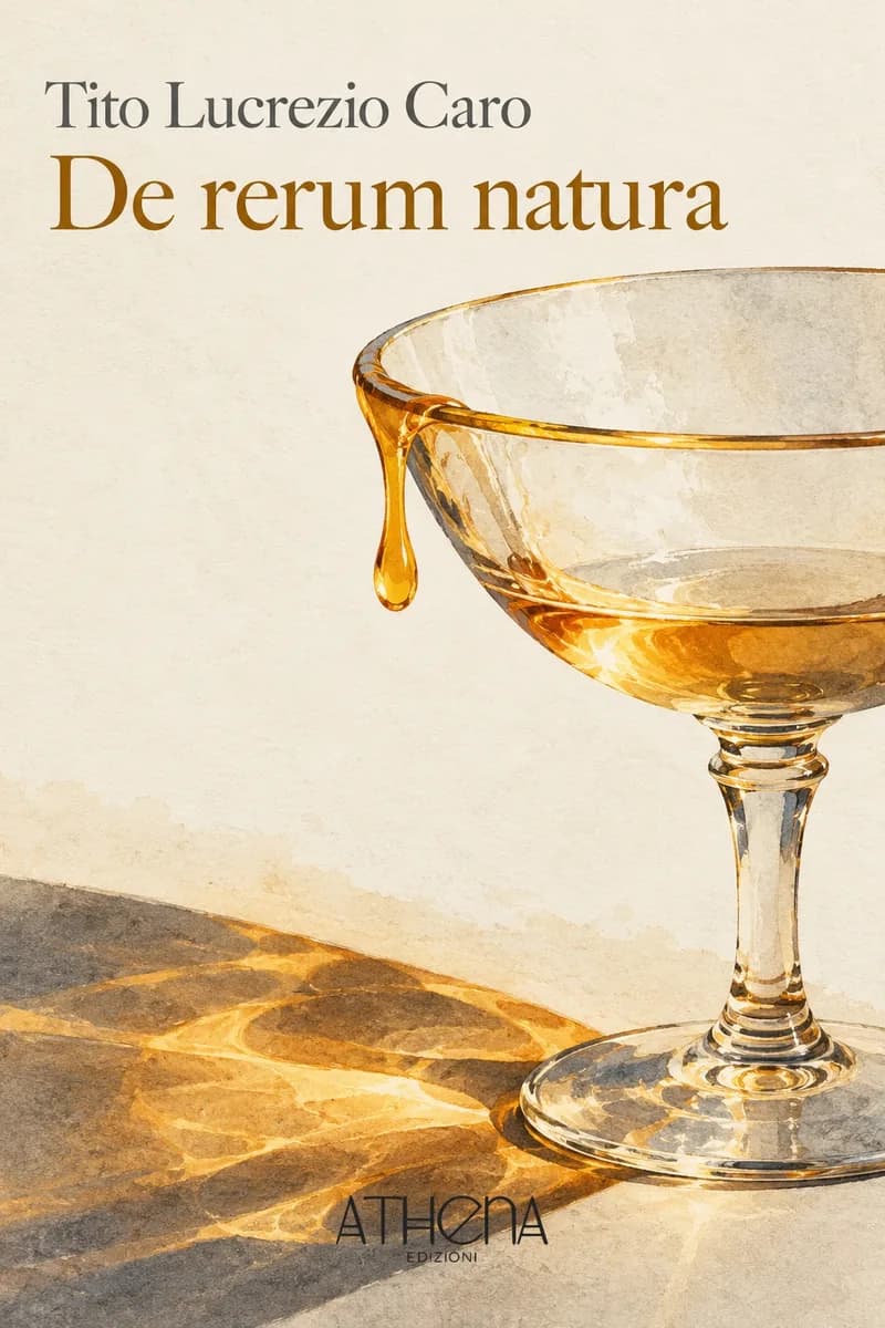 De rerum natura di Tito Lucrezio Caro – copertina Edizioni Athena
