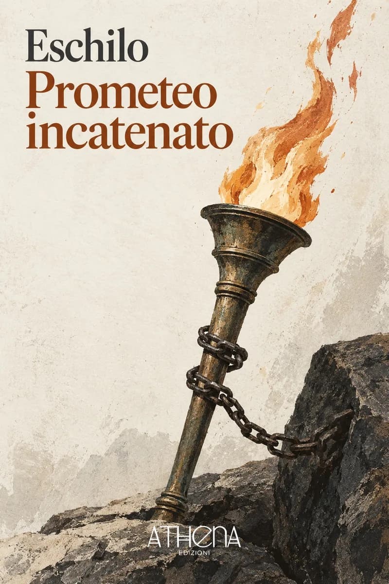 Prometeo incatenato di Eschilo – copertina Edizioni Athena