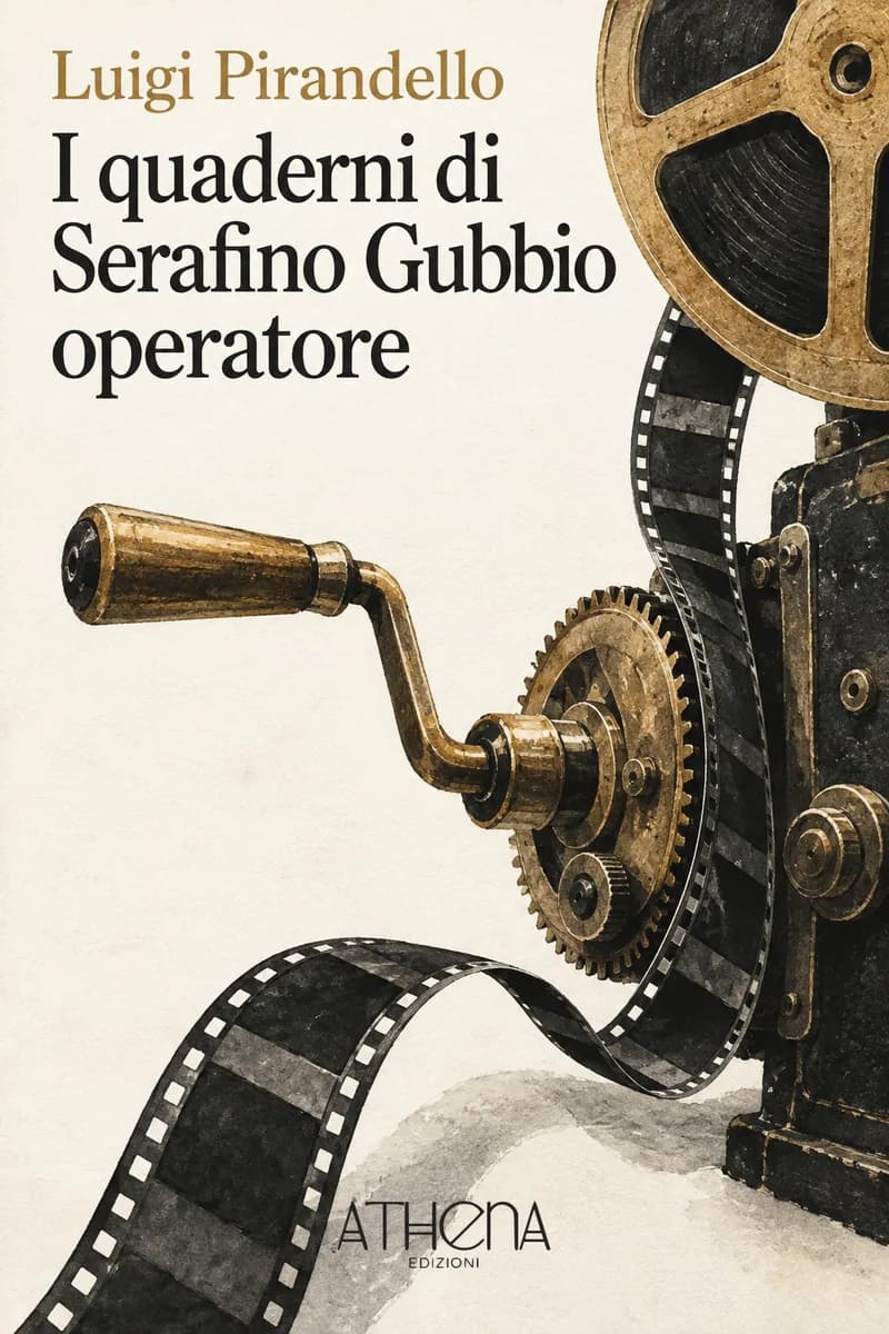 I quaderni di Serafino Gubbio operatore di Luigi Pirandello – copertina Edizioni Athena