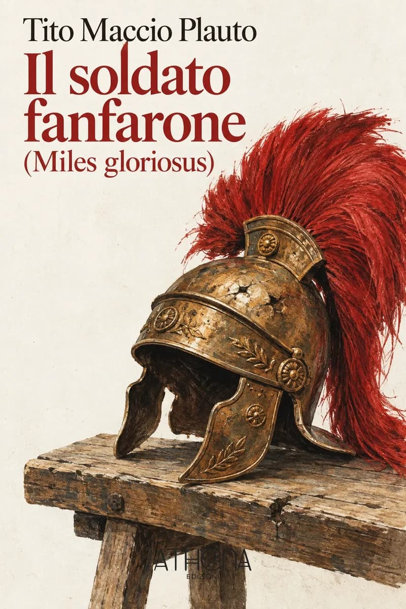 Il soldato fanfarone (Miles gloriosus) di Tito Maccio Plauto – copertina Edizioni Athena