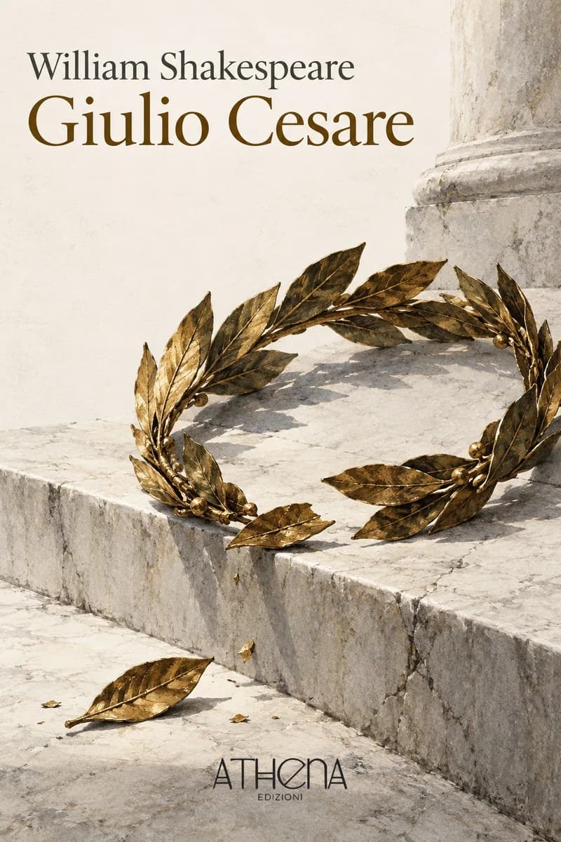Giulio Cesare di William Shakespeare – copertina Edizioni Athena