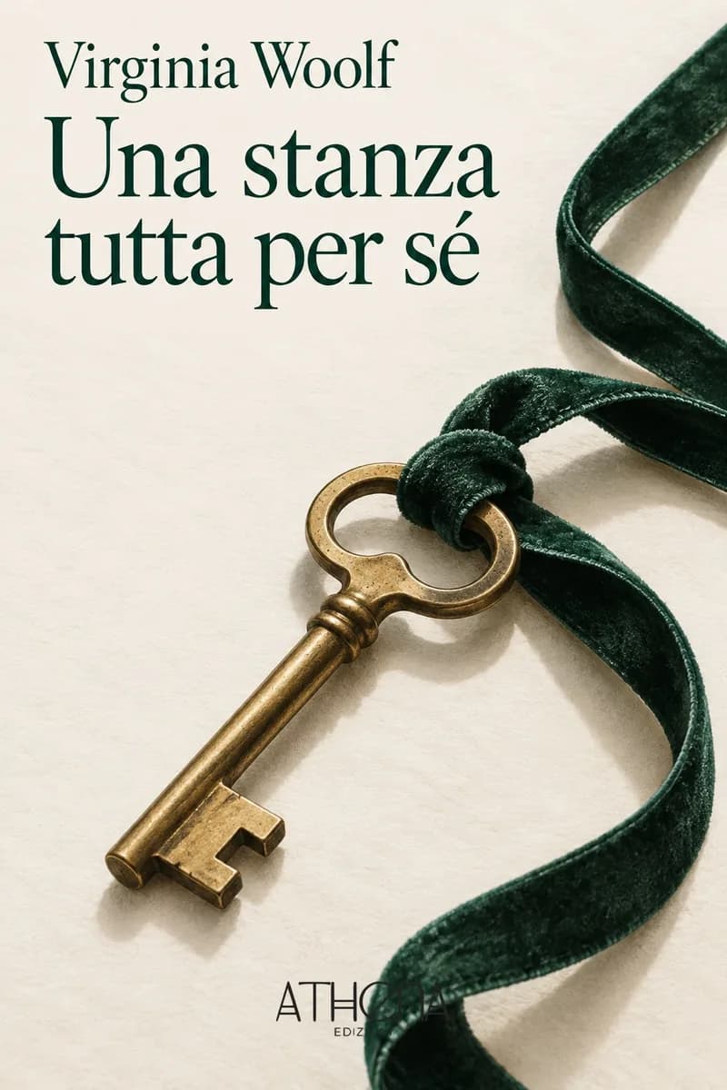 Una stanza tutta per sé di Virginia Woolf – copertina Edizioni Athena