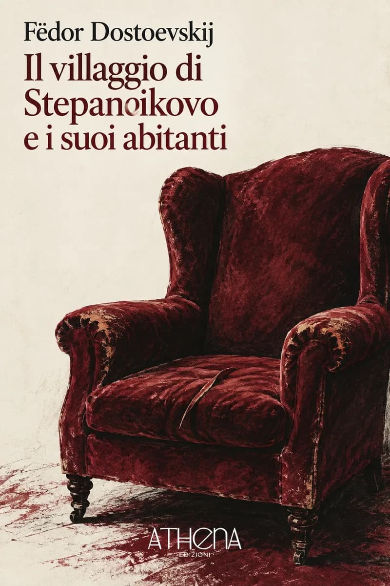 Il villaggio di Stepančikovo e i suoi abitanti di Fëdor Dostoevskij – copertina Edizioni Athena