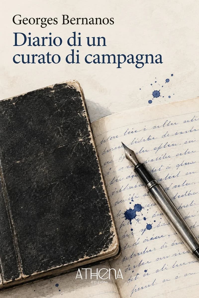Diario di un curato di campagna di Georges Bernanos – copertina Edizioni Athena