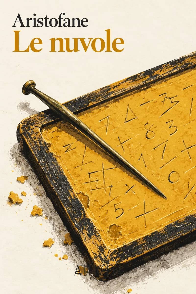 Le nuvole di Aristofane – copertina Edizioni Athena