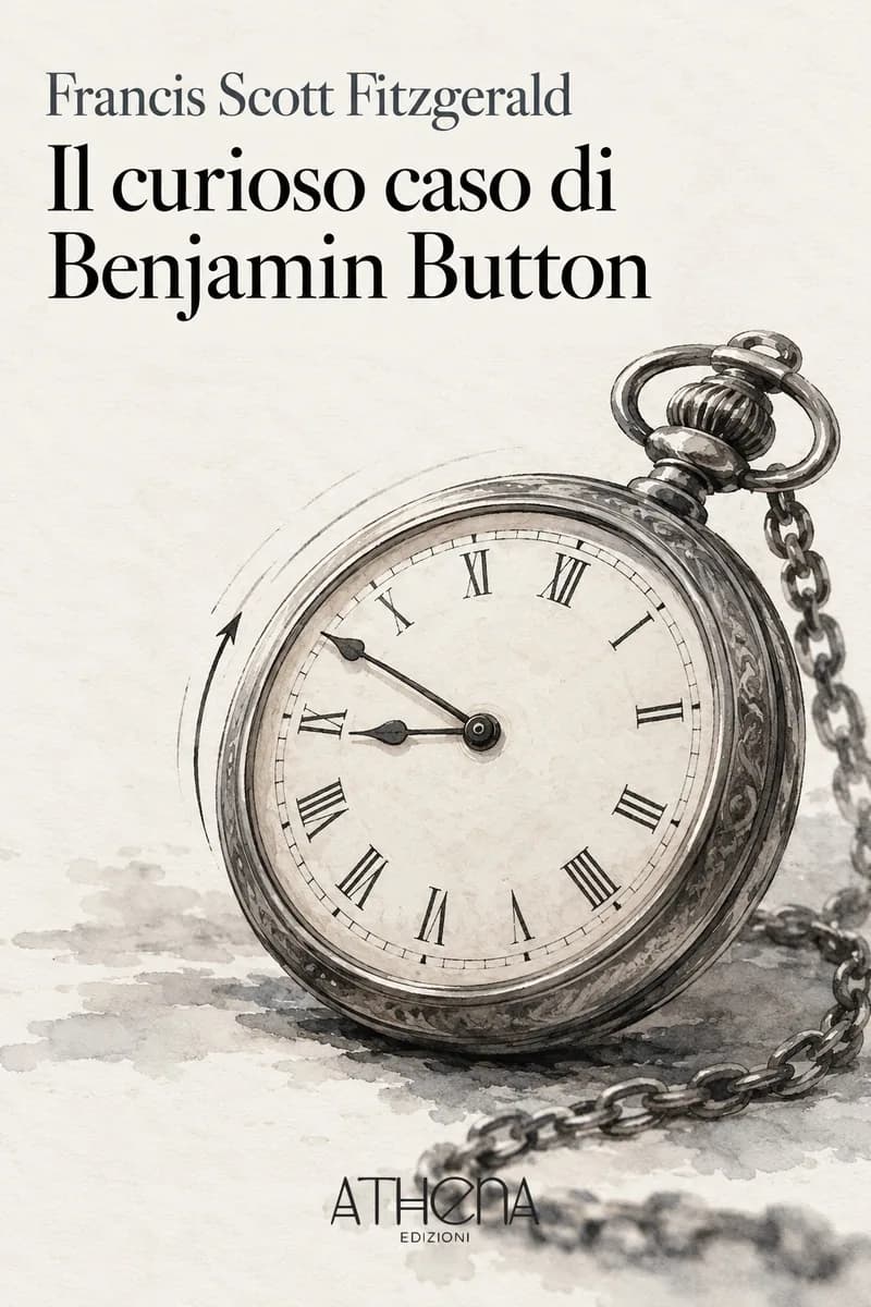 Il curioso caso di Benjamin Button di Francis Scott Fitzgerald – copertina Edizioni Athena