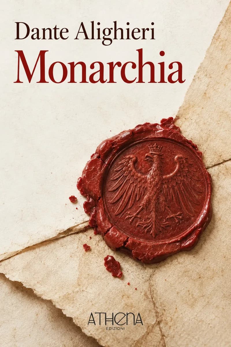 Monarchia di Dante Alighieri – copertina Edizioni Athena