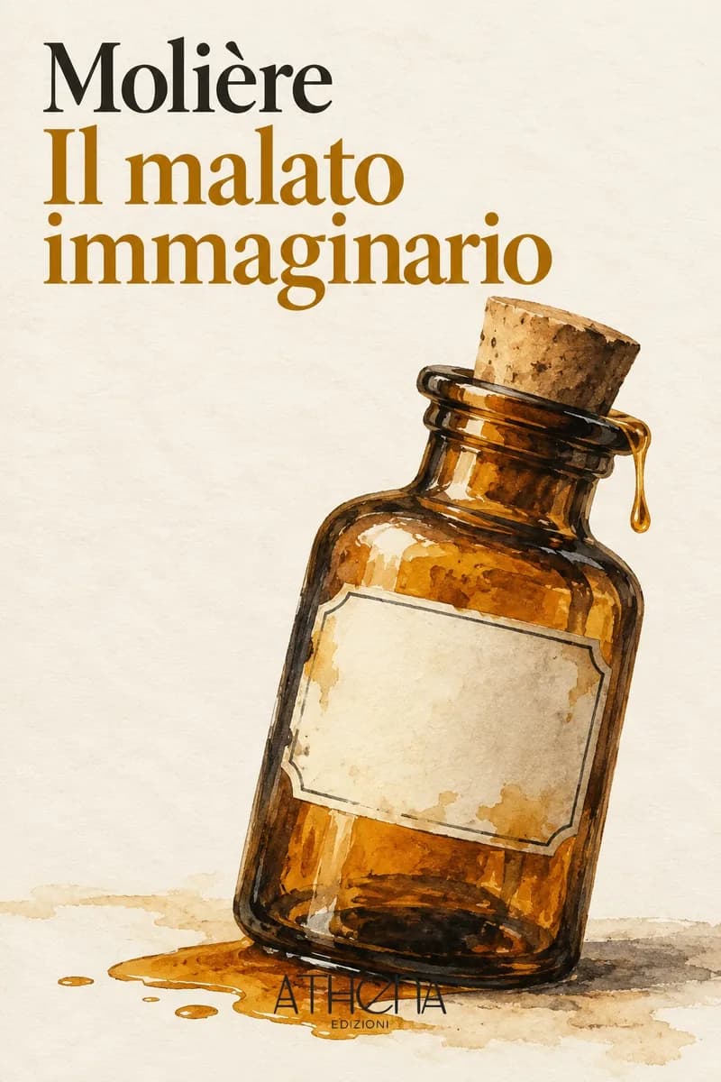 Il malato immaginario di Molière – copertina Edizioni Athena