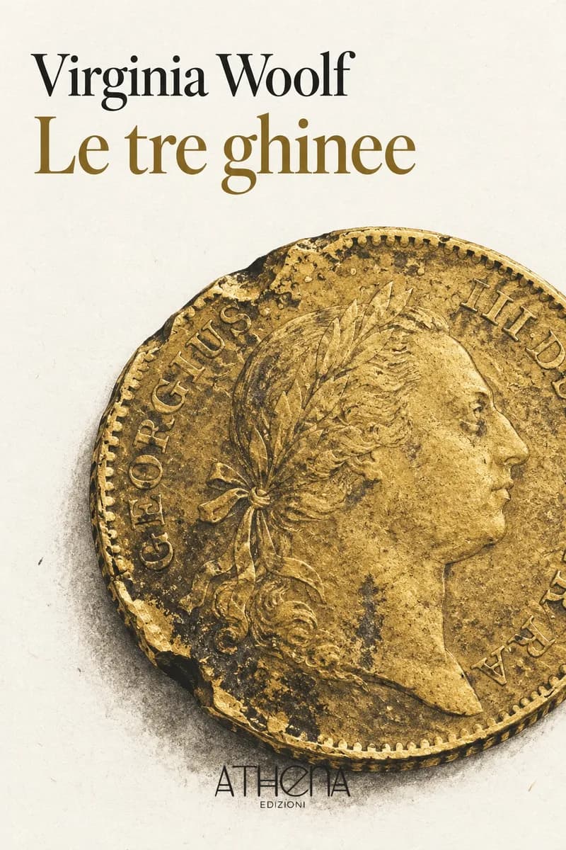 Le tre ghinee di Virginia Woolf – copertina Edizioni Athena