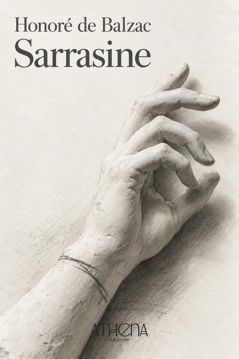 Sarrasine di Honoré de Balzac – copertina Edizioni Athena