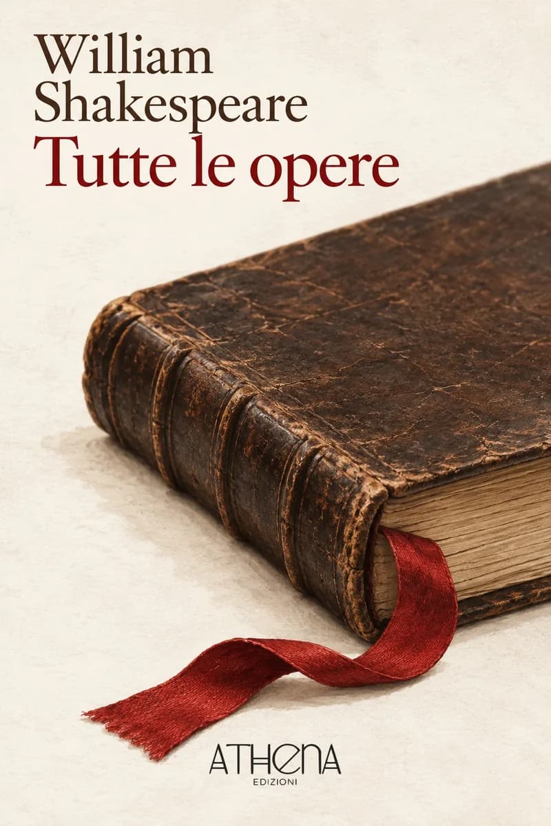 Tutte le opere di William Shakespeare – copertina Edizioni Athena
