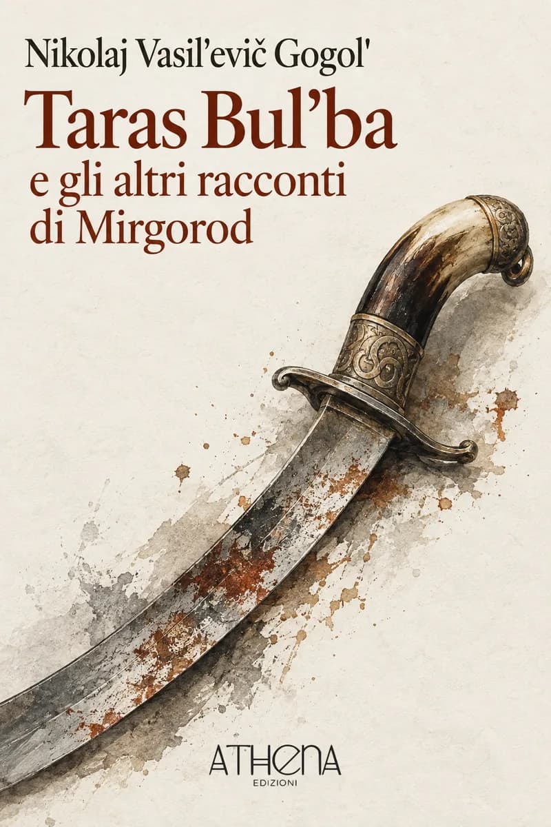 Taras Bul'ba e gli altri racconti di Mirgorod di Nikolaj Vasil'evič Gogol' – copertina Edizioni Athena