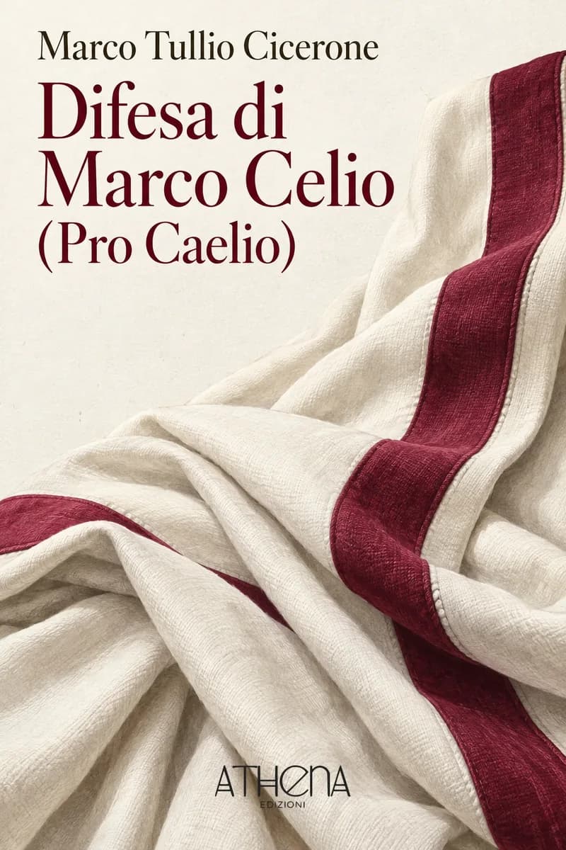 Difesa di Marco Celio (Pro Caelio) di Marco Tullio Cicerone – copertina Edizioni Athena