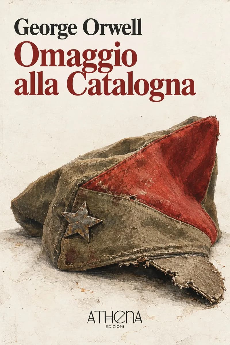 Omaggio alla Catalogna di George Orwell – copertina Edizioni Athena