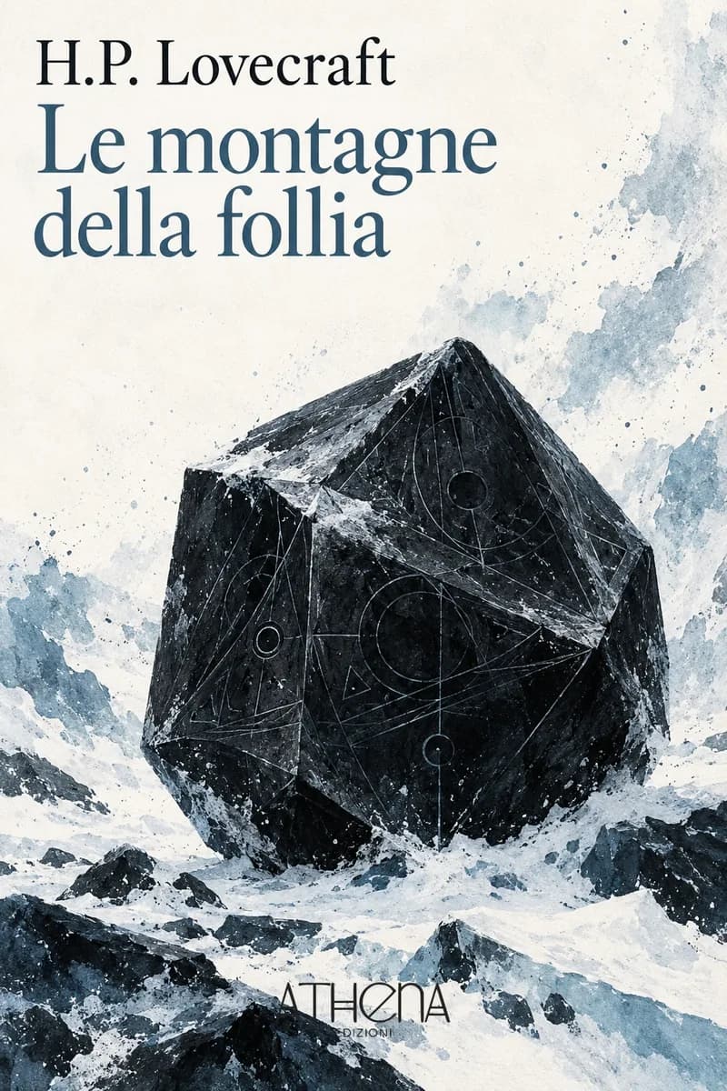 Le montagne della follia di H.P. Lovecraft – copertina Edizioni Athena