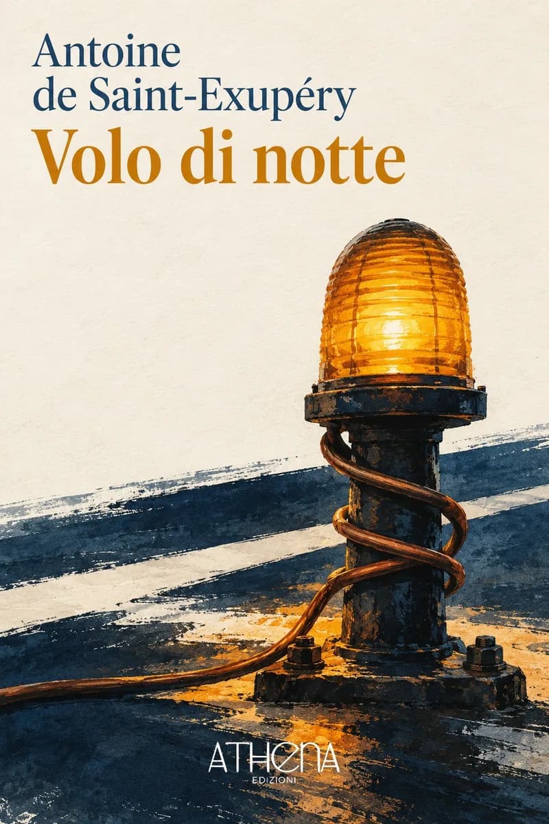 Volo di notte di Antoine de Saint-Exupéry – copertina Edizioni Athena