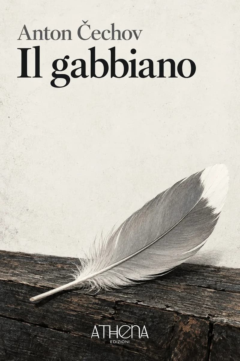 Il gabbiano di Anton Čechov – copertina Edizioni Athena
