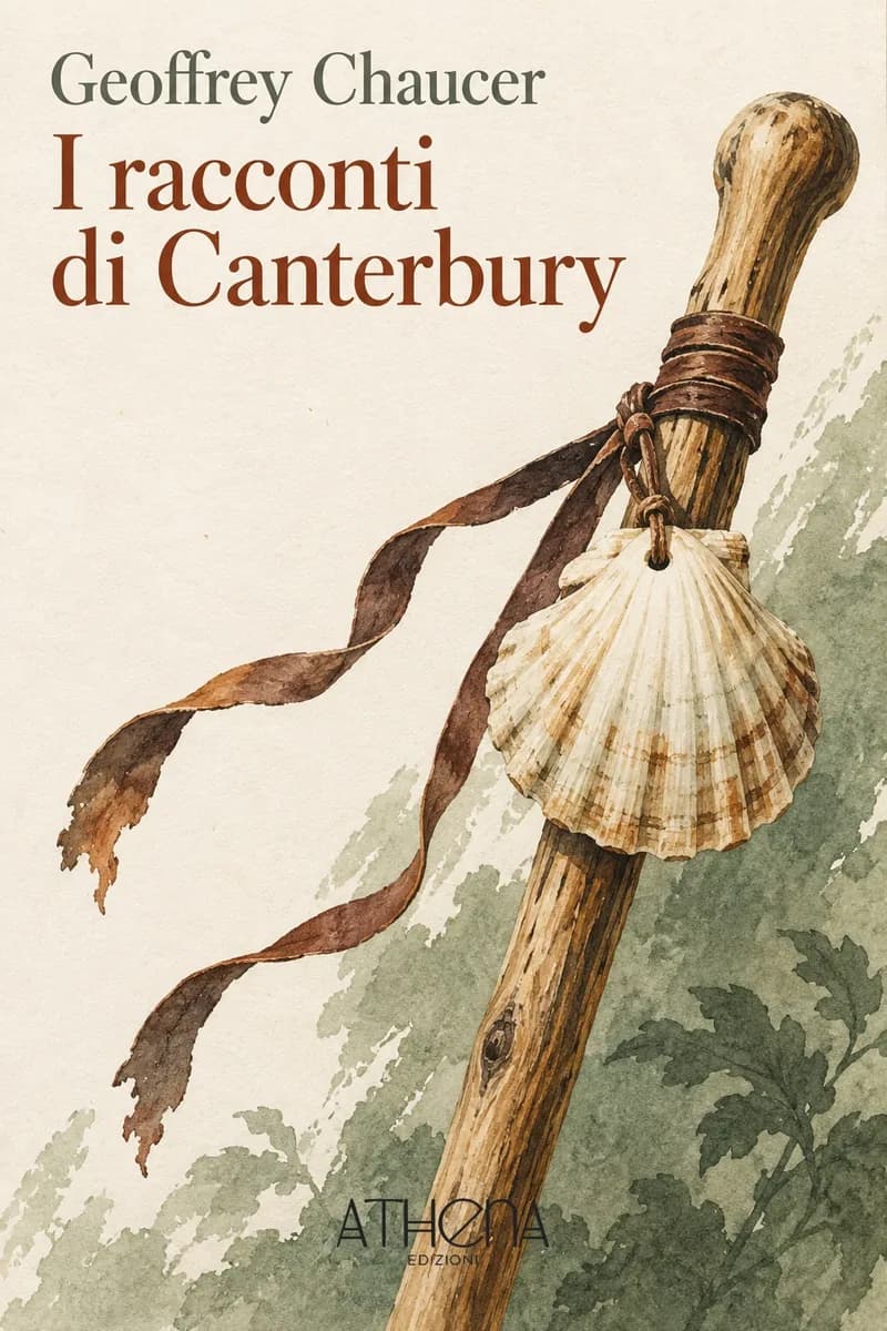 I racconti di Canterbury di Geoffrey Chaucer – copertina Edizioni Athena