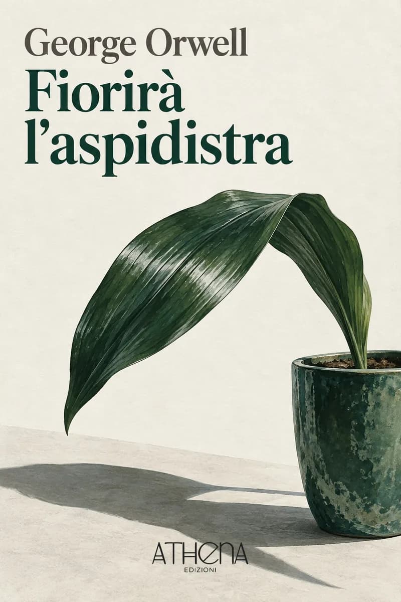 Fiorirà l'aspidistra di George Orwell – copertina Edizioni Athena